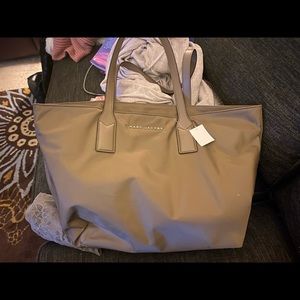 Marc Jacobs taupe tote.